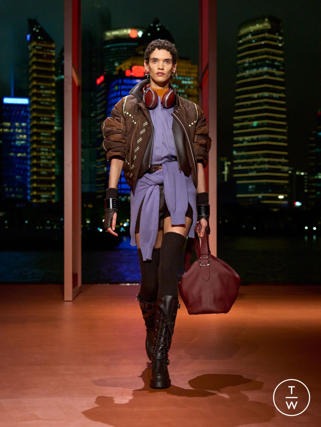 Fashion Week Paris Resort 2026 look 13 from the Hermès collection womenswear