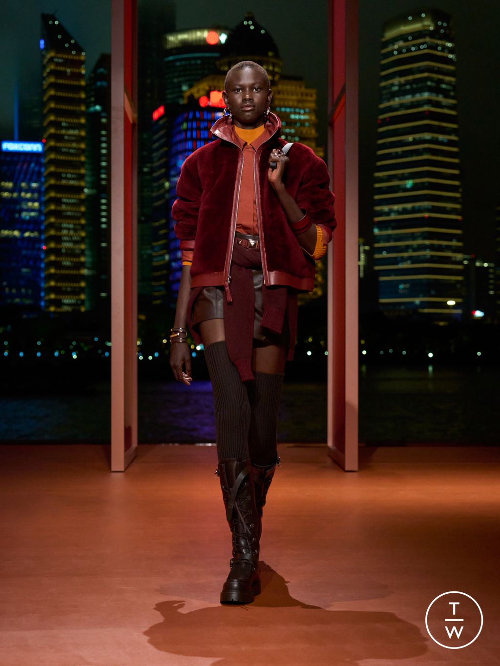 Fashion Week Paris Resort 2026 look 20 de la collection Hermès womenswear