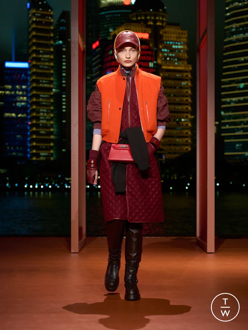 Fashion Week Paris Resort 2026 look 22 de la collection Hermès womenswear