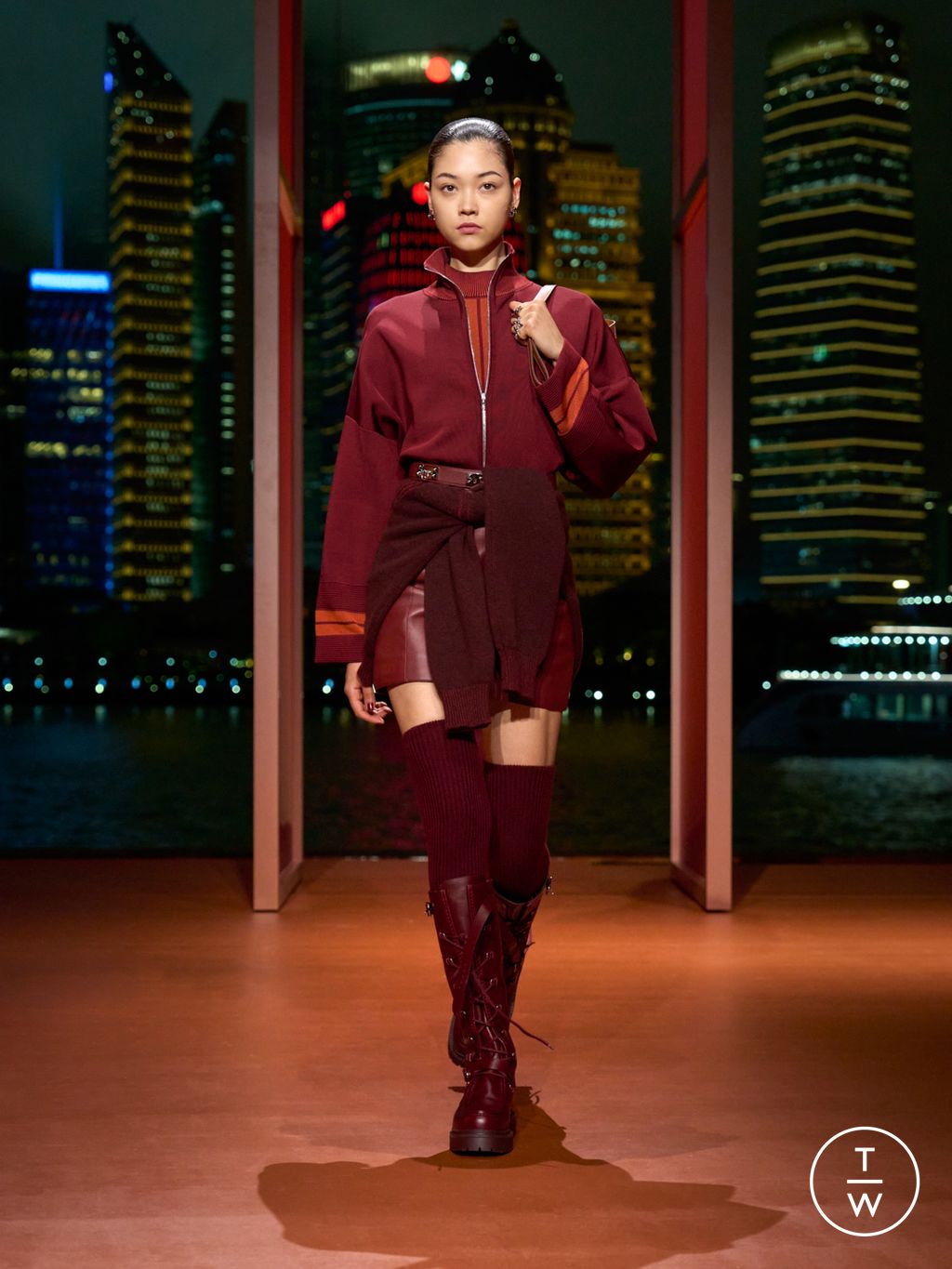 Fashion Week Paris Resort 2026 look 23 de la collection Hermès womenswear