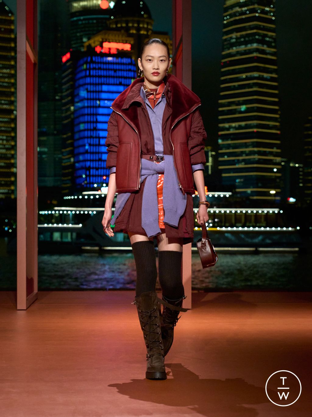 Fashion Week Paris Resort 2026 look 25 from the Hermès collection womenswear
