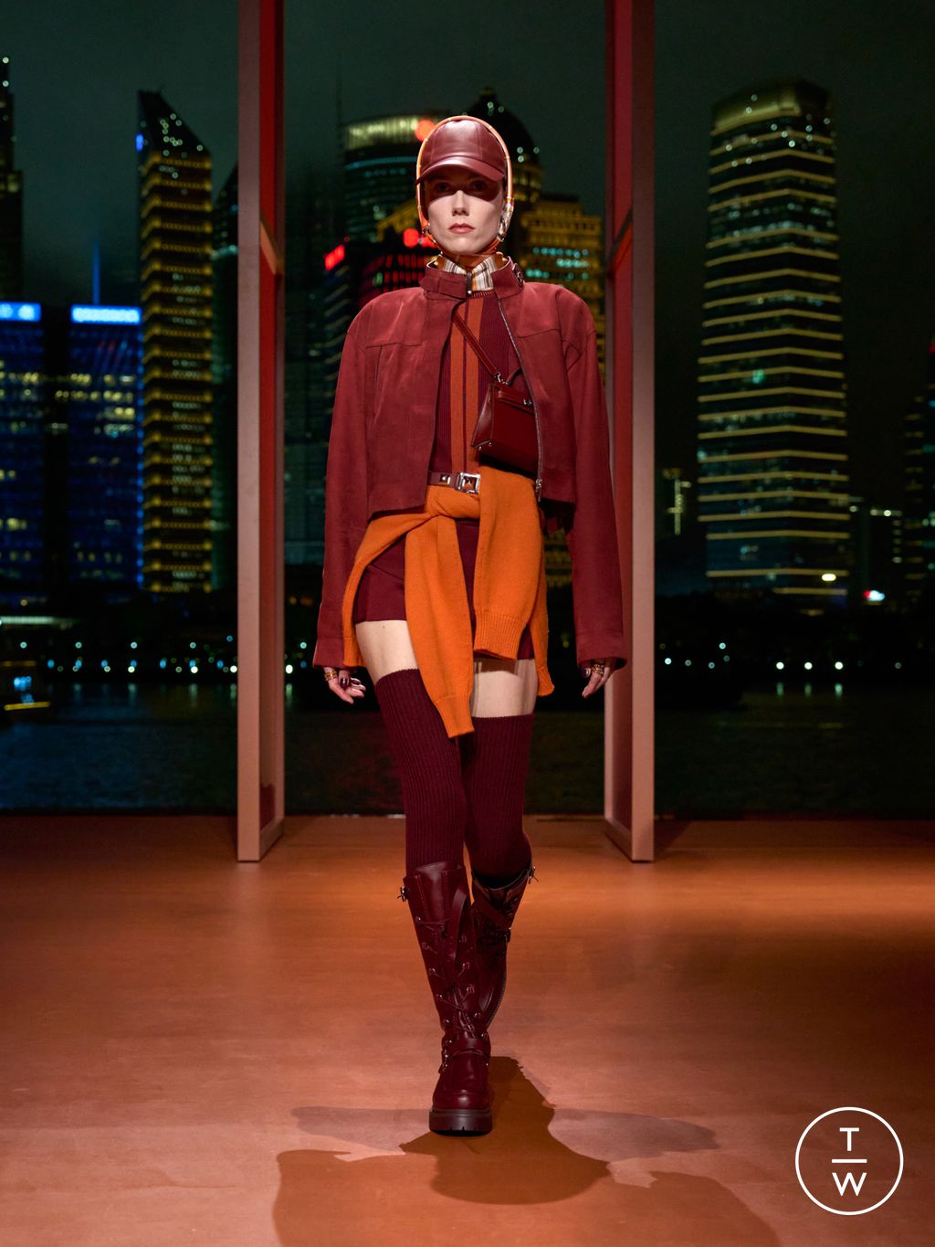 Fashion Week Paris Resort 2026 look 27 from the Hermès collection womenswear