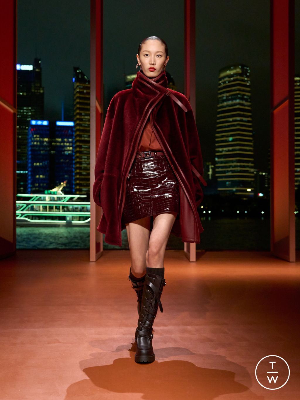 Fashion Week Paris Resort 2026 look 32 de la collection Hermès womenswear