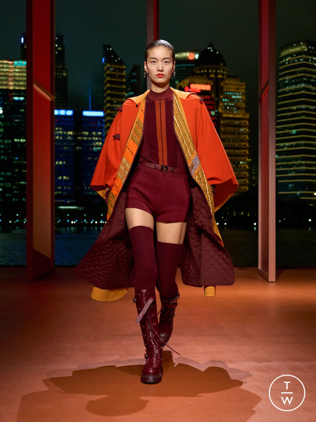 Fashion Week Paris Resort 2026 look 33 from the Hermès collection womenswear