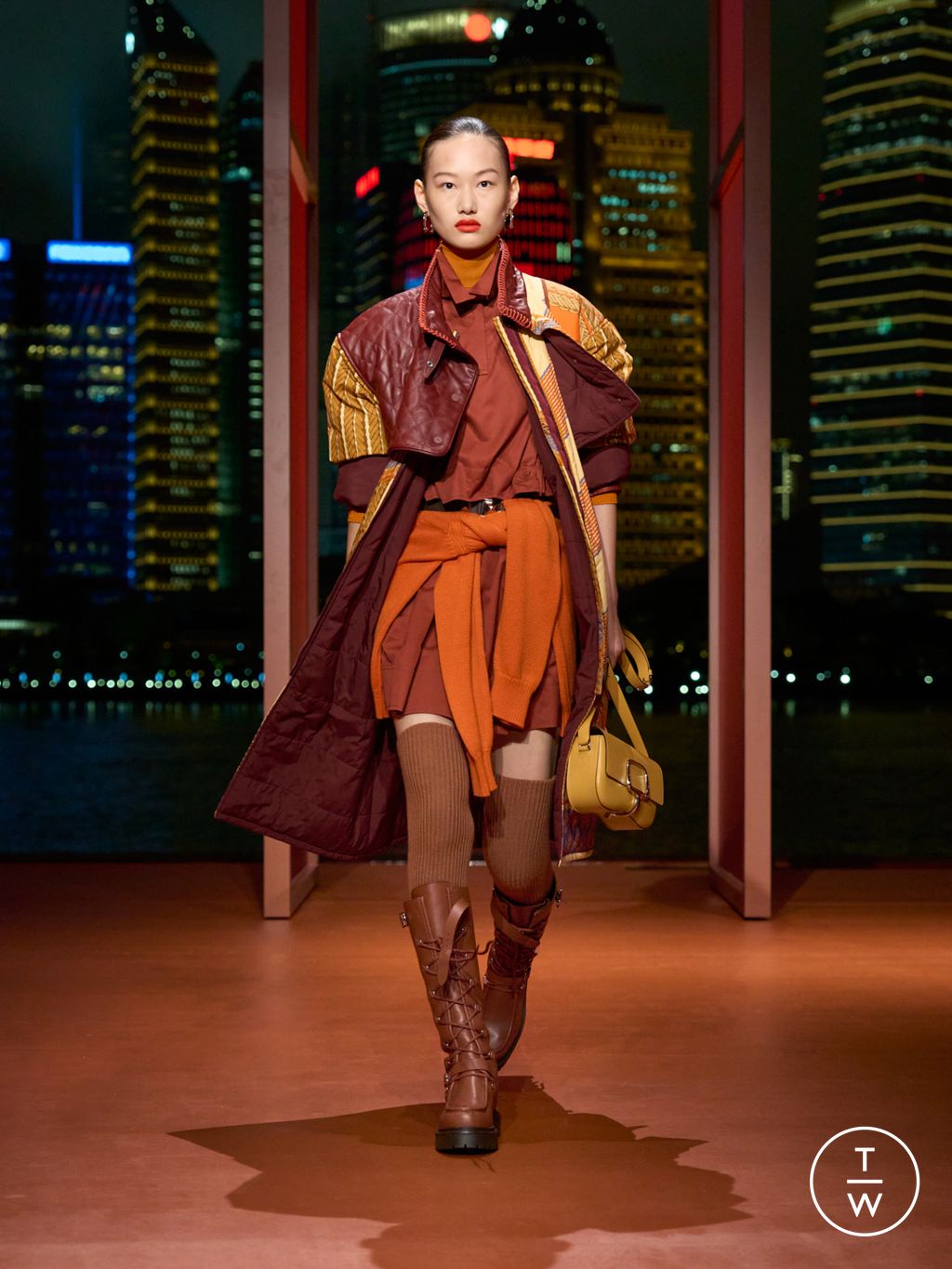 Fashion Week Paris Resort 2026 look 35 from the Hermès collection womenswear