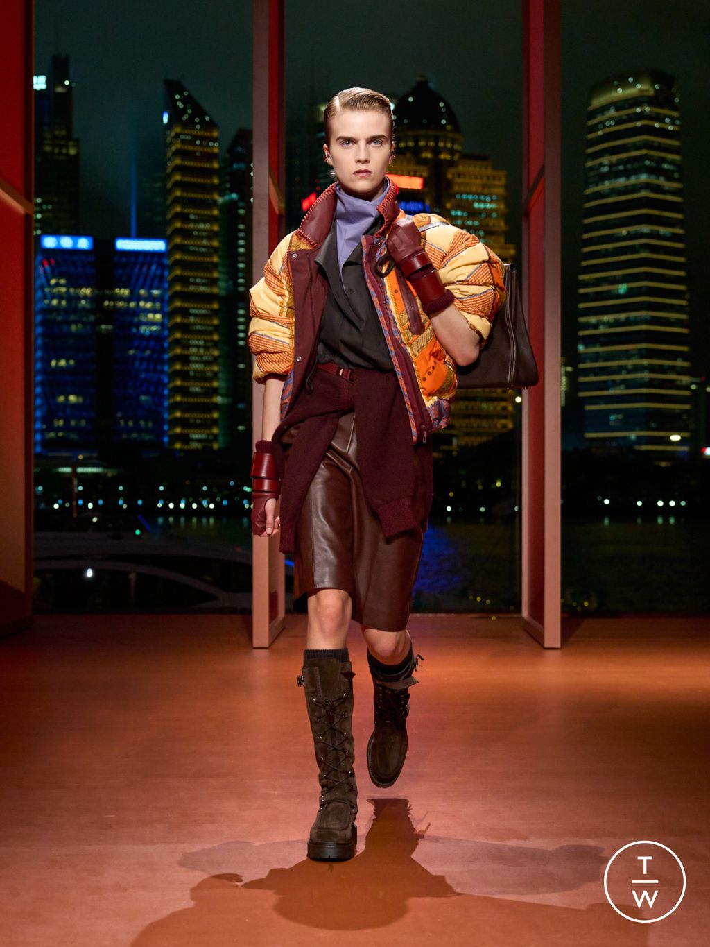 Fashion Week Paris Resort 2026 look 36 de la collection Hermès womenswear