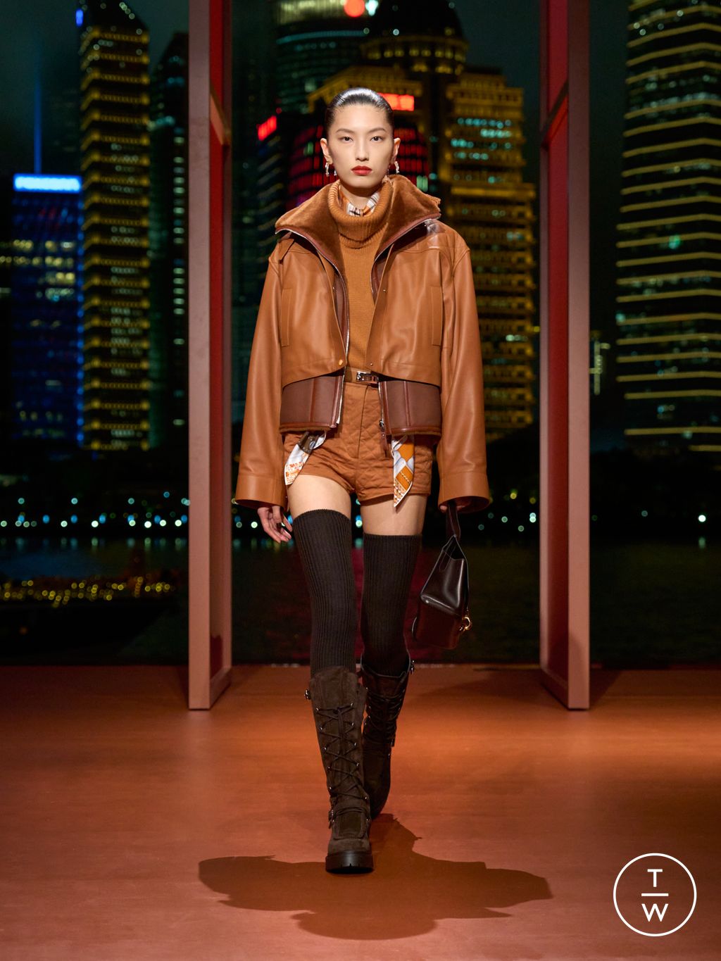 Fashion Week Paris Resort 2026 look 38 de la collection Hermès womenswear