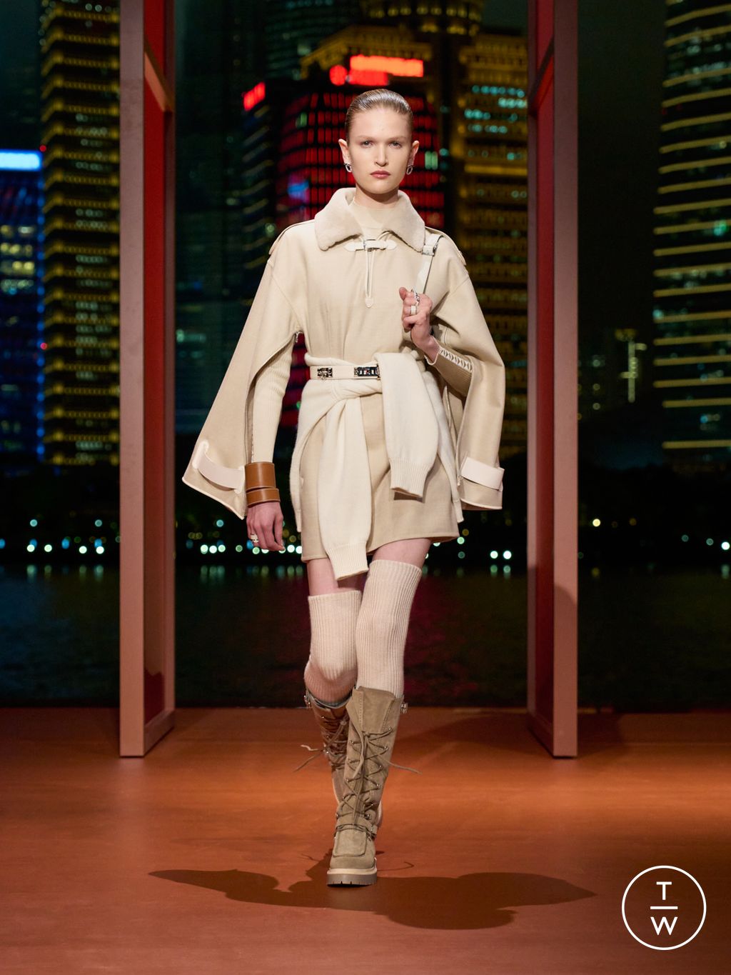 Fashion Week Paris Resort 2026 look 42 de la collection Hermès womenswear