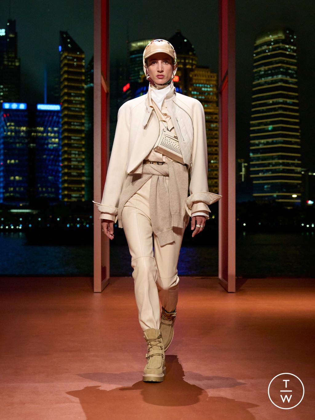 Fashion Week Paris Resort 2026 look 46 de la collection Hermès womenswear