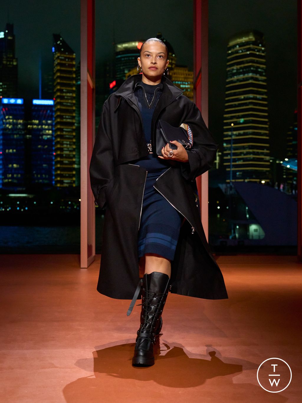 Fashion Week Paris Resort 2026 look 50 from the Hermès collection womenswear