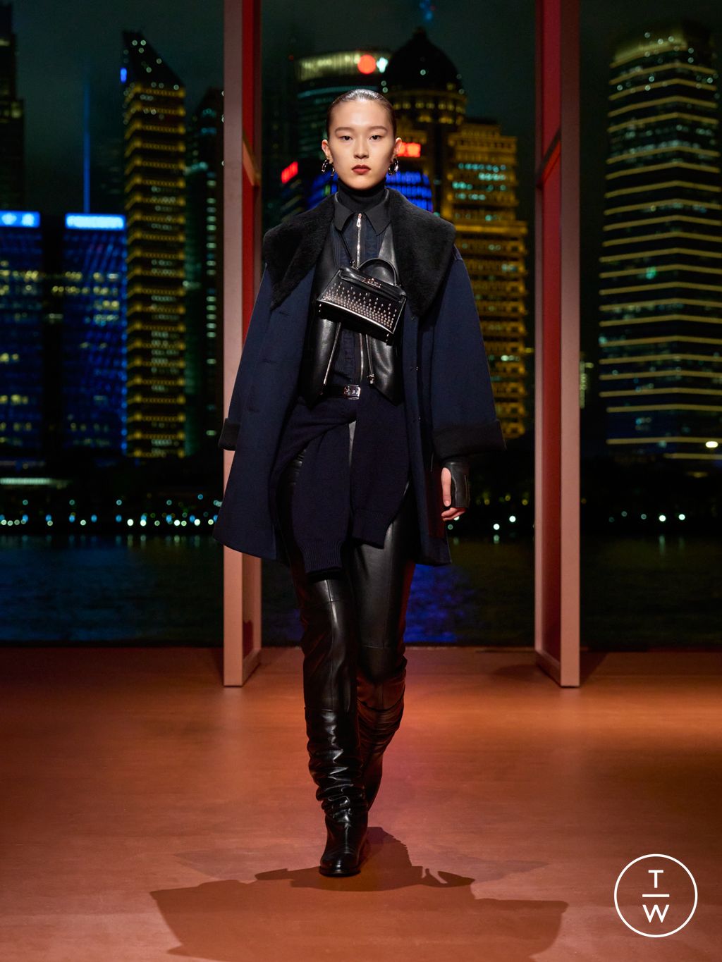 Fashion Week Paris Resort 2026 look 53 from the Hermès collection womenswear