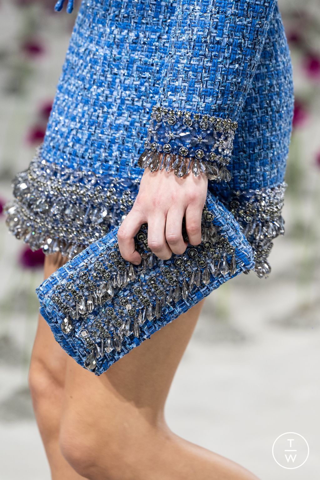 Fashion Week New York Fall/Winter 2025 look 42 from the Carolina Herrera collection womenswear accessories