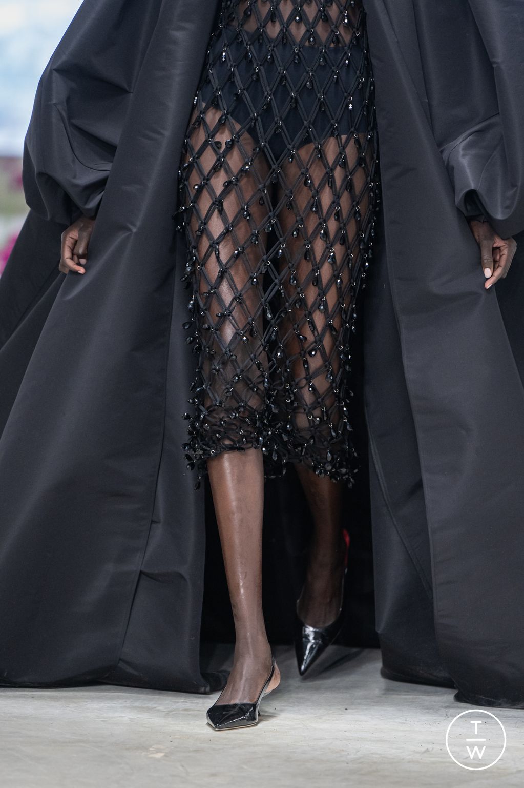 Fashion Week New York Fall/Winter 2025 look 63 from the Carolina Herrera collection womenswear accessories