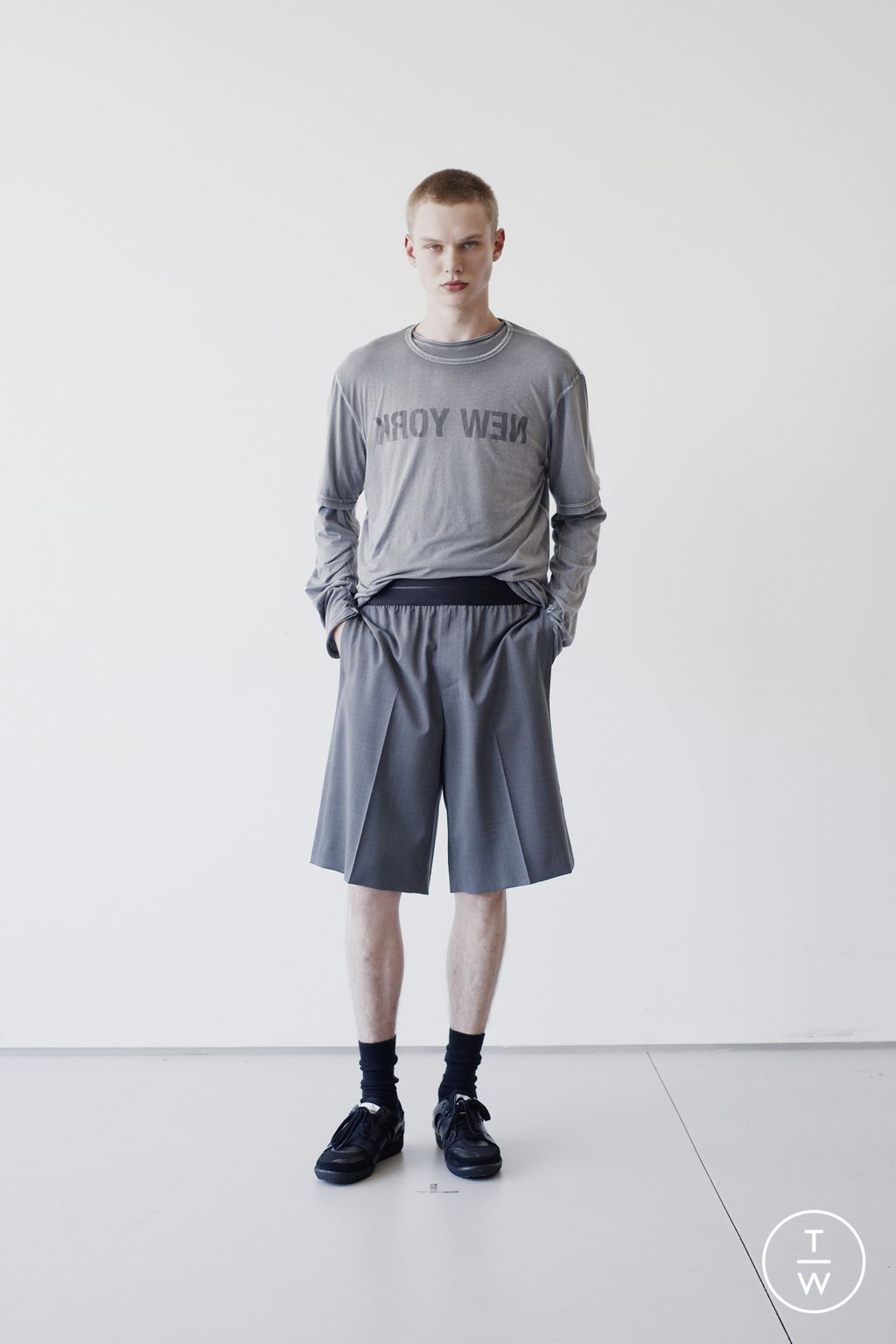 Fashion Week New York Resort 2025 look 11 from the Helmut Lang collection womenswear