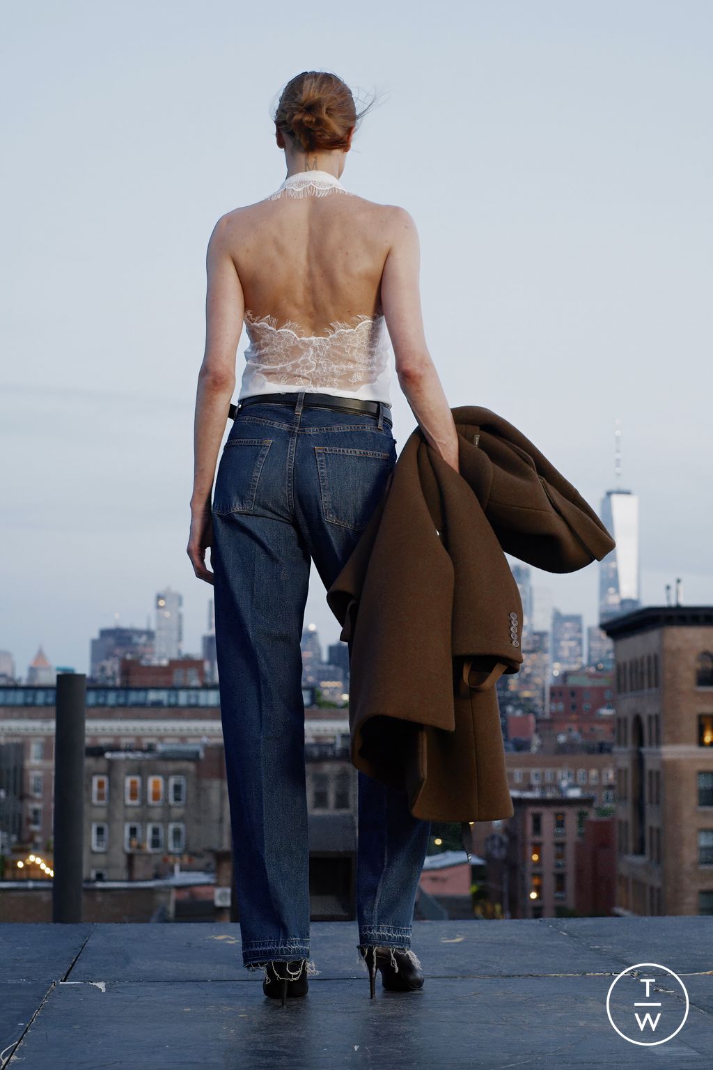 Fashion Week New York Resort 2025 look 24 from the Helmut Lang collection 女装
