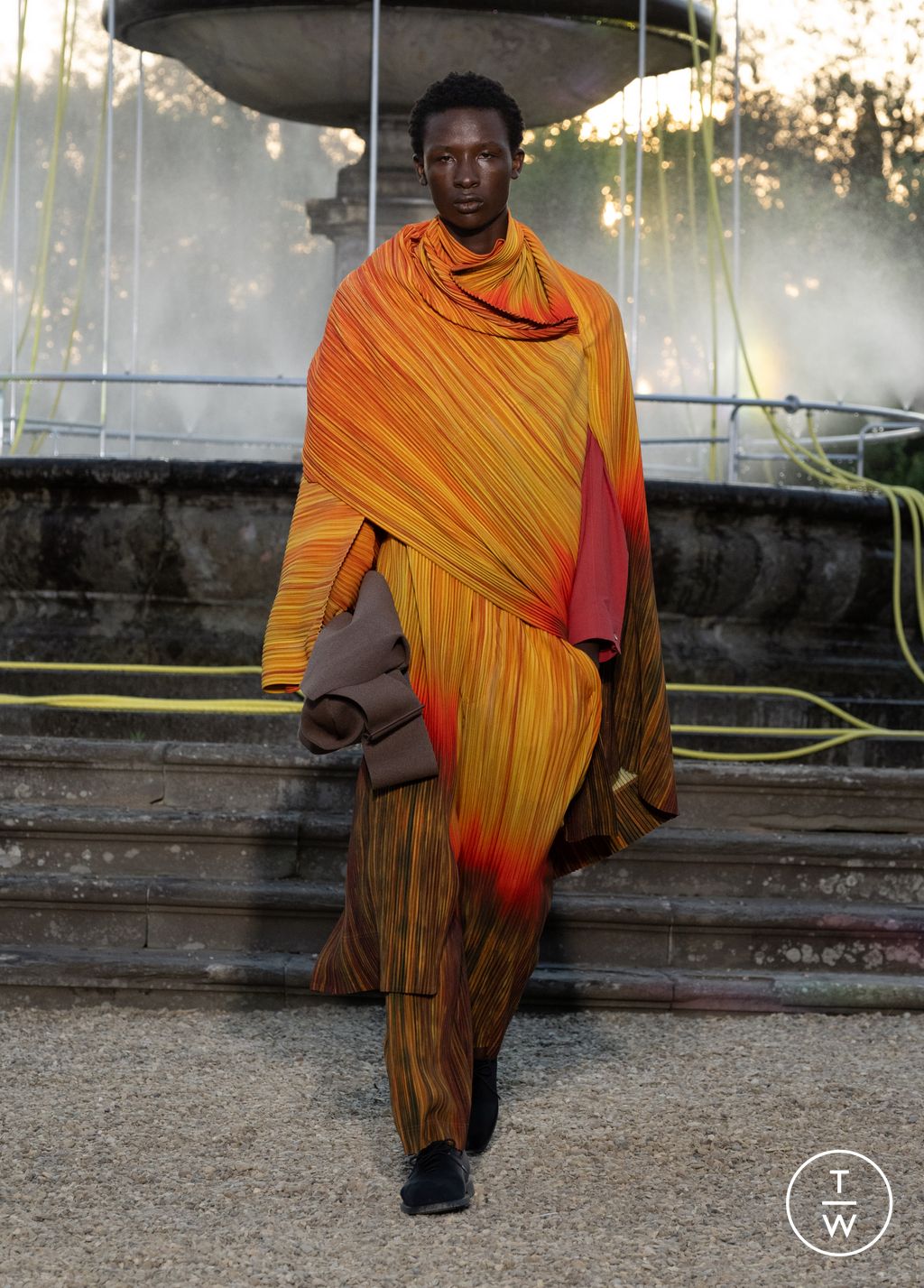 Fashion Week Florence - Pitti Spring/Summer 2026 look 30 from the Homme Plissé Issey Miyake collection menswear