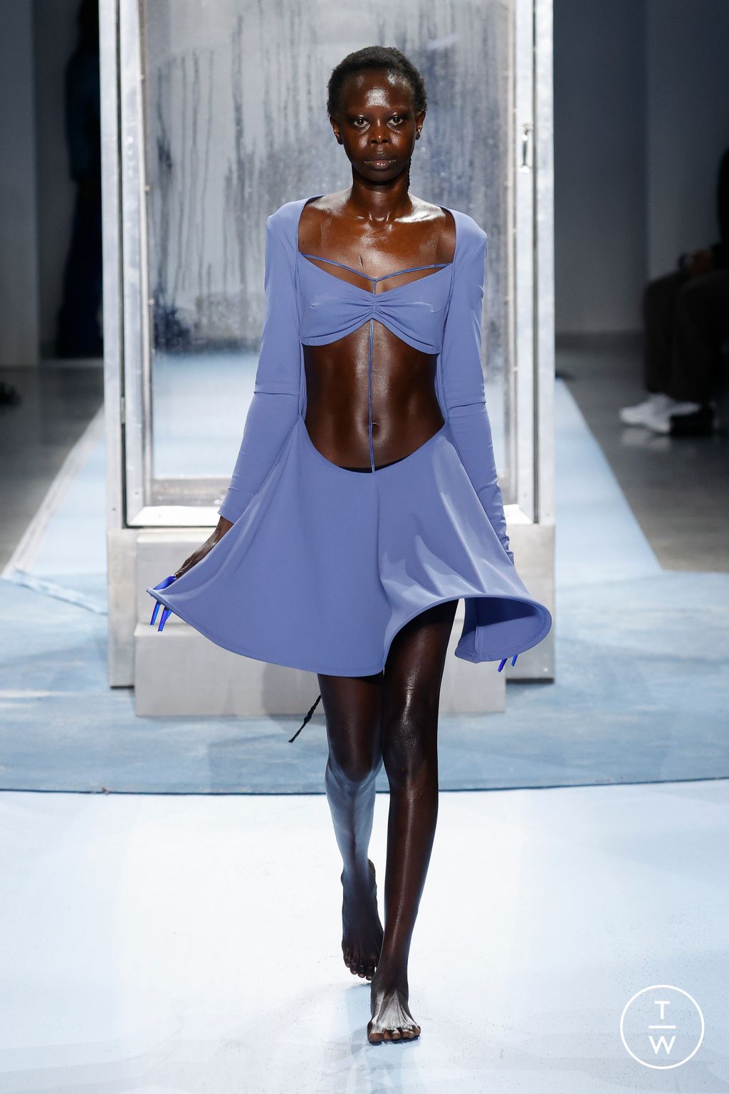 Fashion Week New York Fall/Winter 2023 look 10 from the HEAD OF STATE collection womenswear