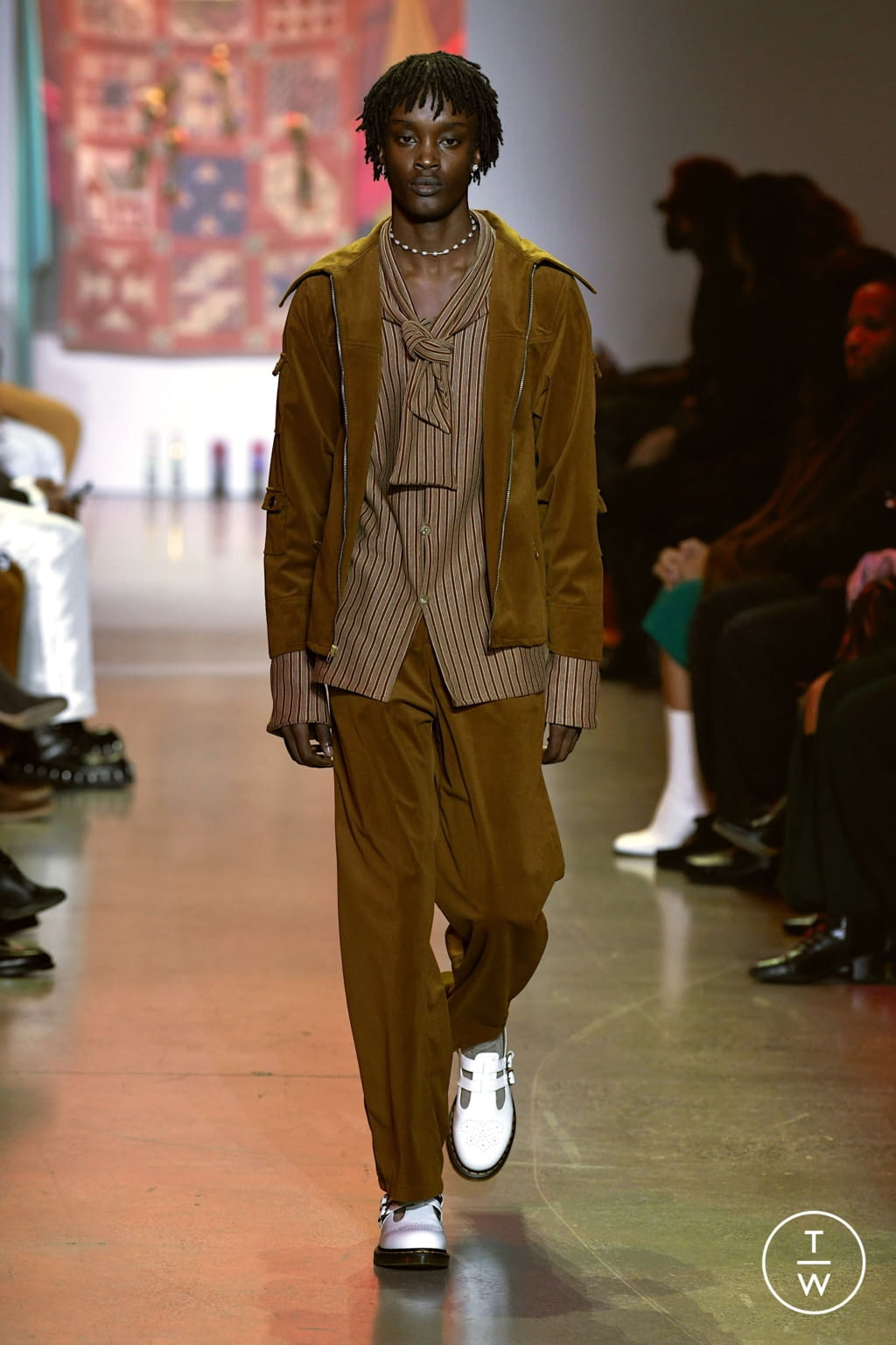 Fashion Week New York Fall/Winter 2022 look 16 from the House of Aama collection womenswear