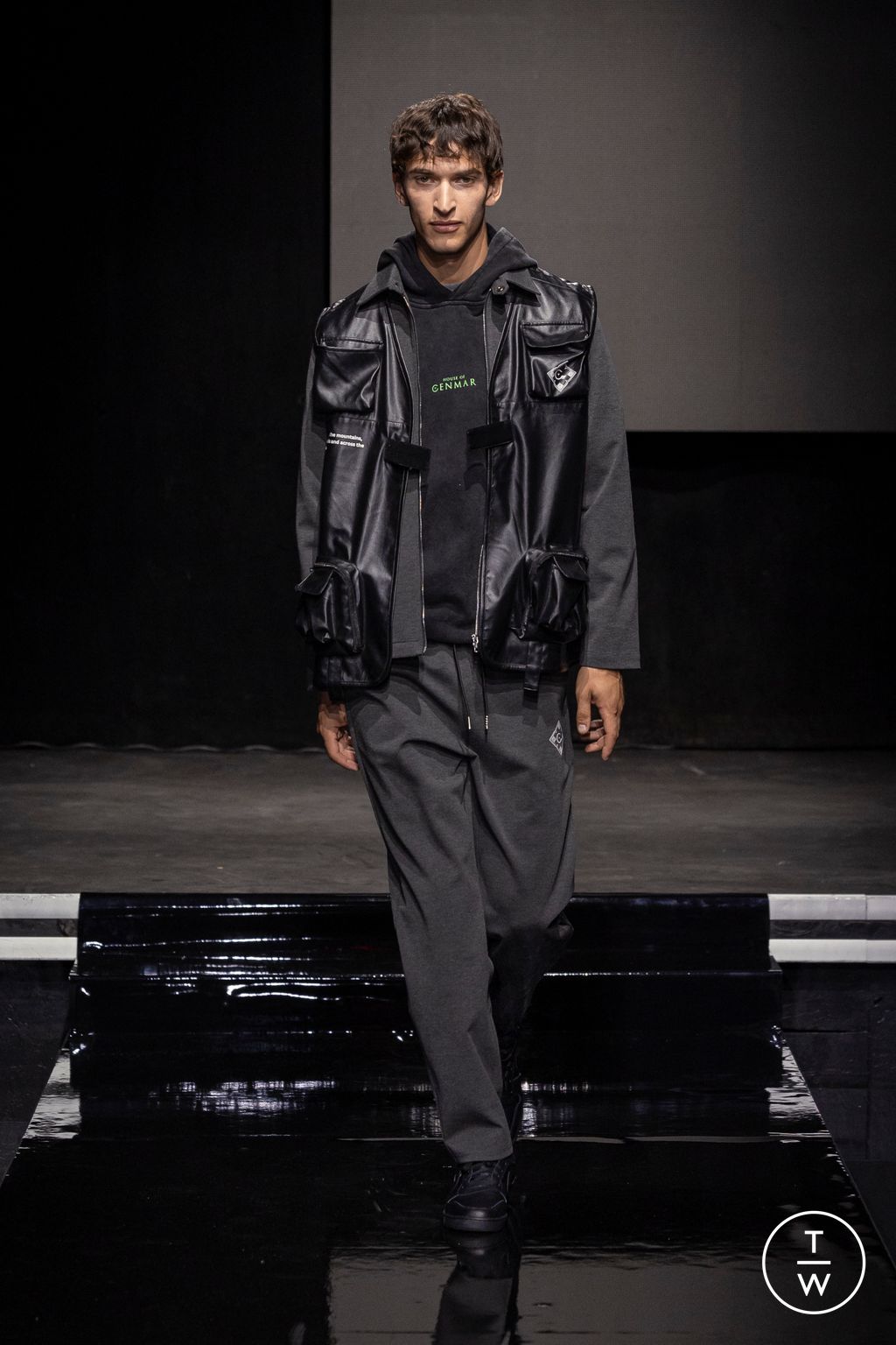 Fashion Week Paris Spring-Summer 2025 look 19 from the Saudi 100 collection menswear