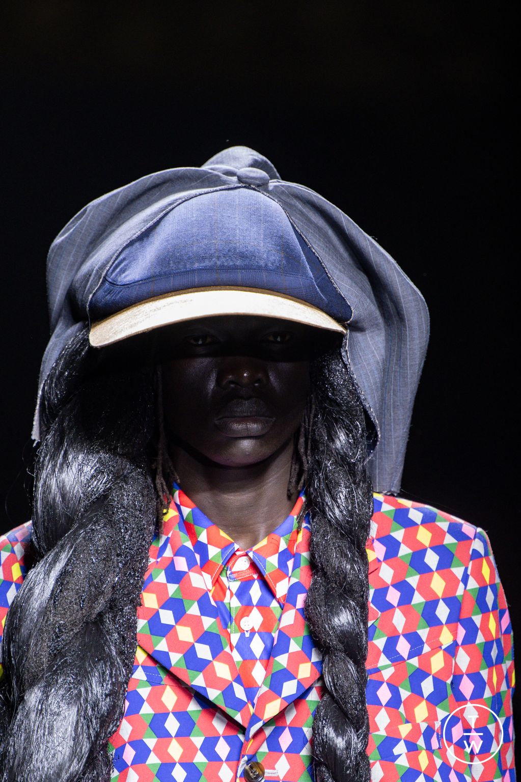 Fashion Week Paris Spring/Summer 2026 look 31 from the Comme des Garçons Homme Plus collection menswear accessories