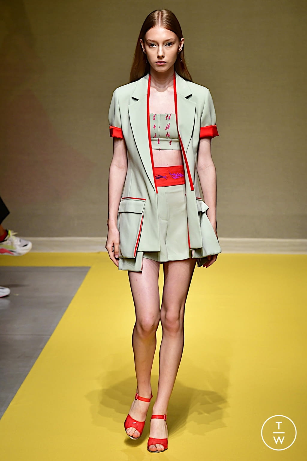 Fashion Week Milan Spring/Summer 2022 look 7 from the Hui collection womenswear