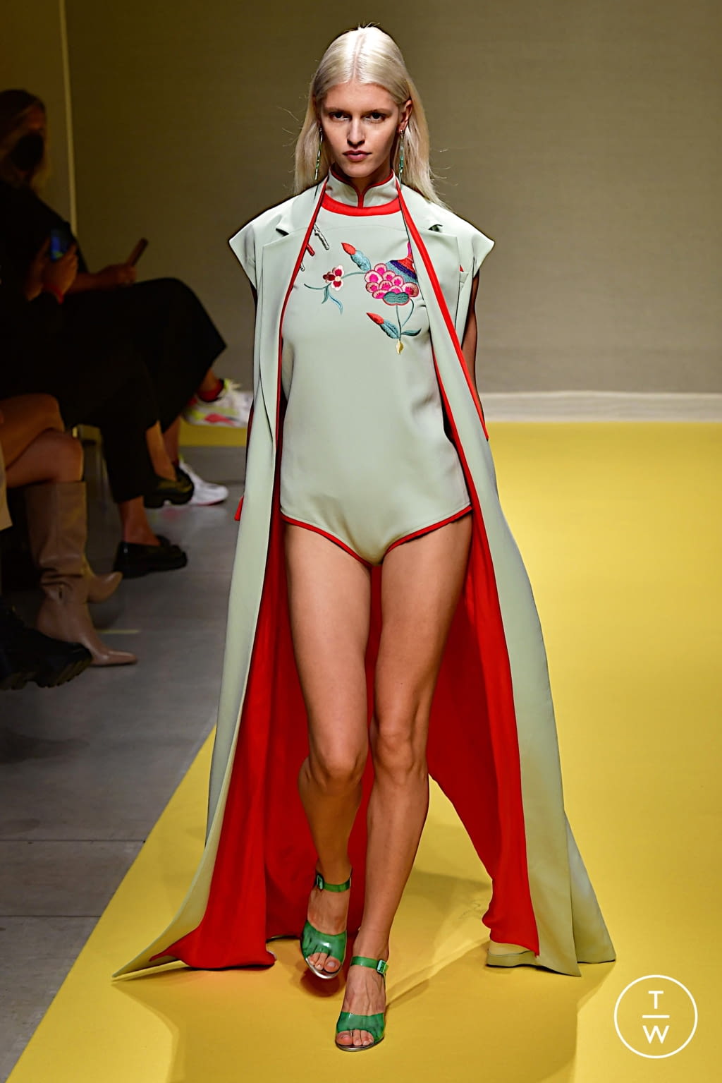 Fashion Week Milan Spring/Summer 2022 look 12 from the Hui collection 女装