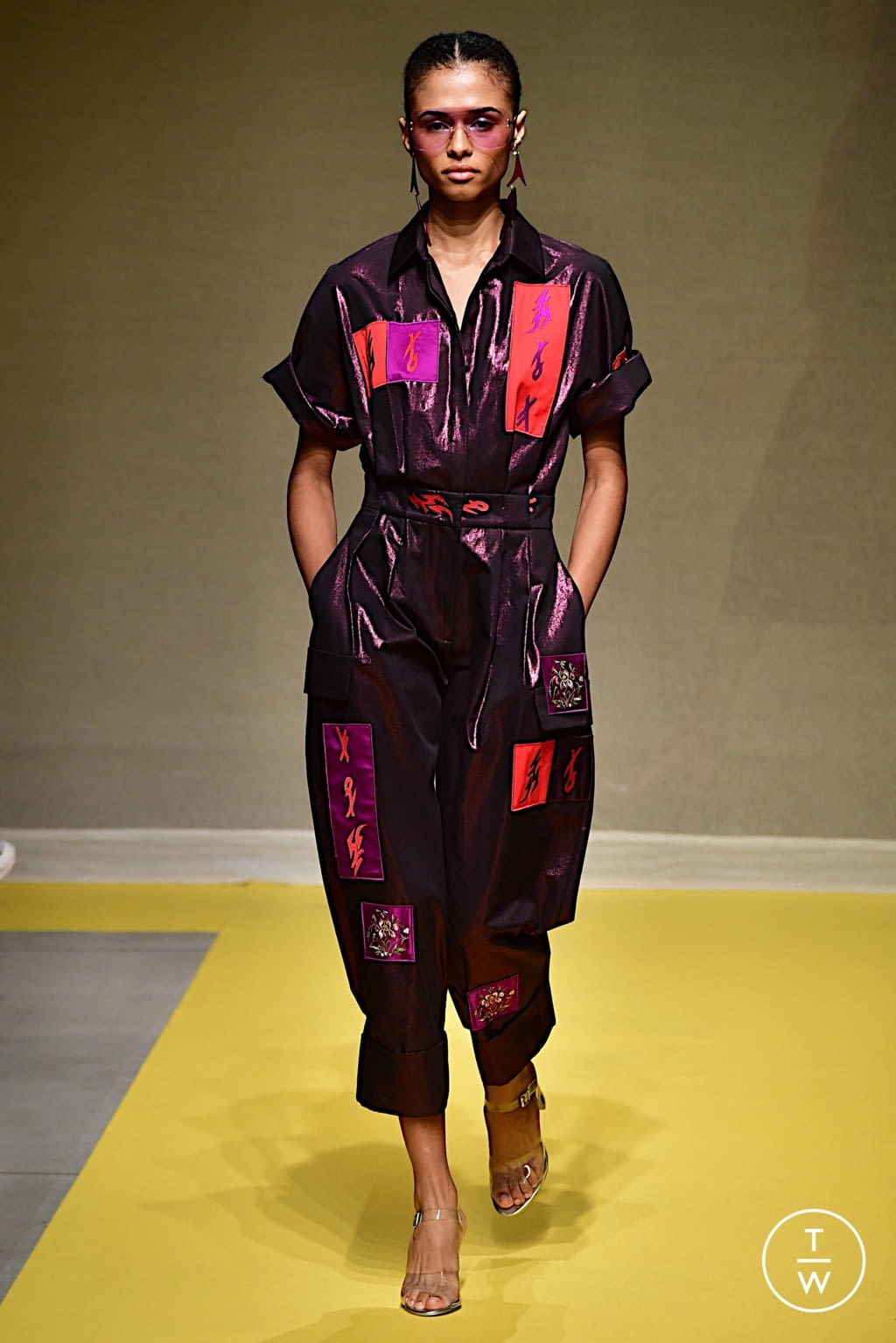 Fashion Week Milan Spring/Summer 2022 look 13 from the Hui collection womenswear