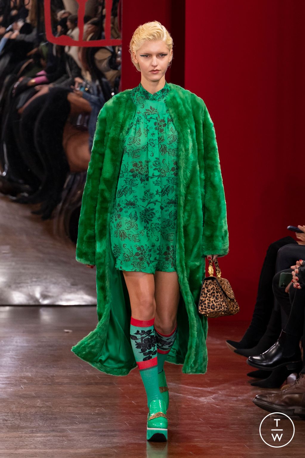Fashion Week Milan Fall/Winter 2023 look 14 from the Hui collection womenswear