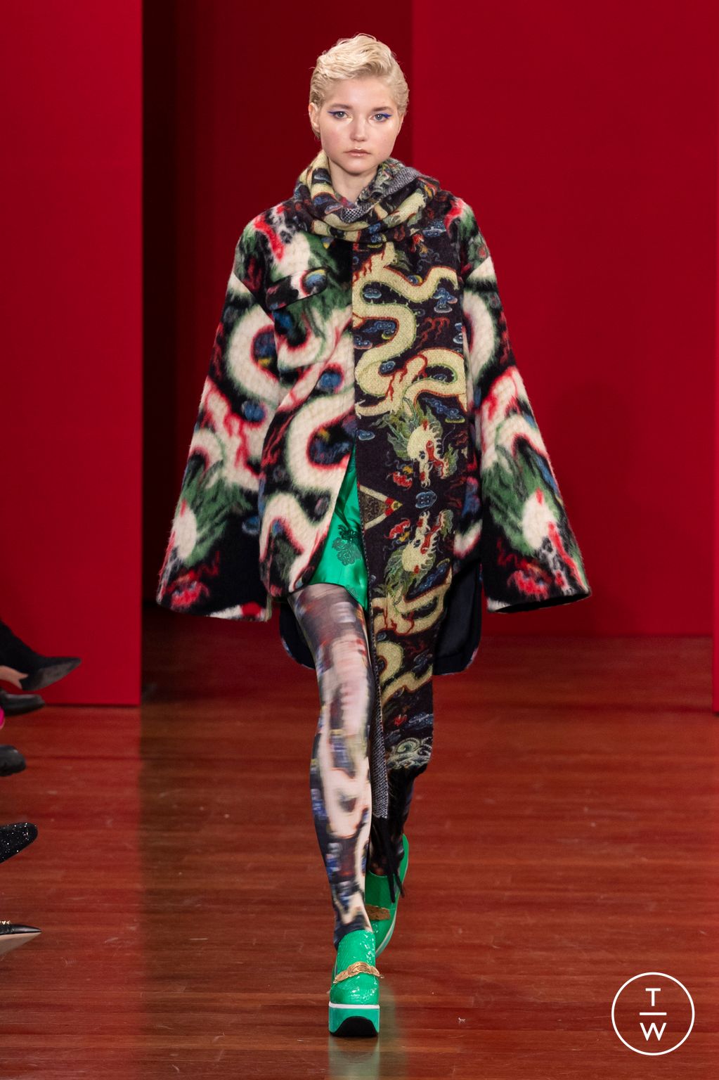 Fashion Week Milan Fall/Winter 2023 look 25 from the Hui collection womenswear