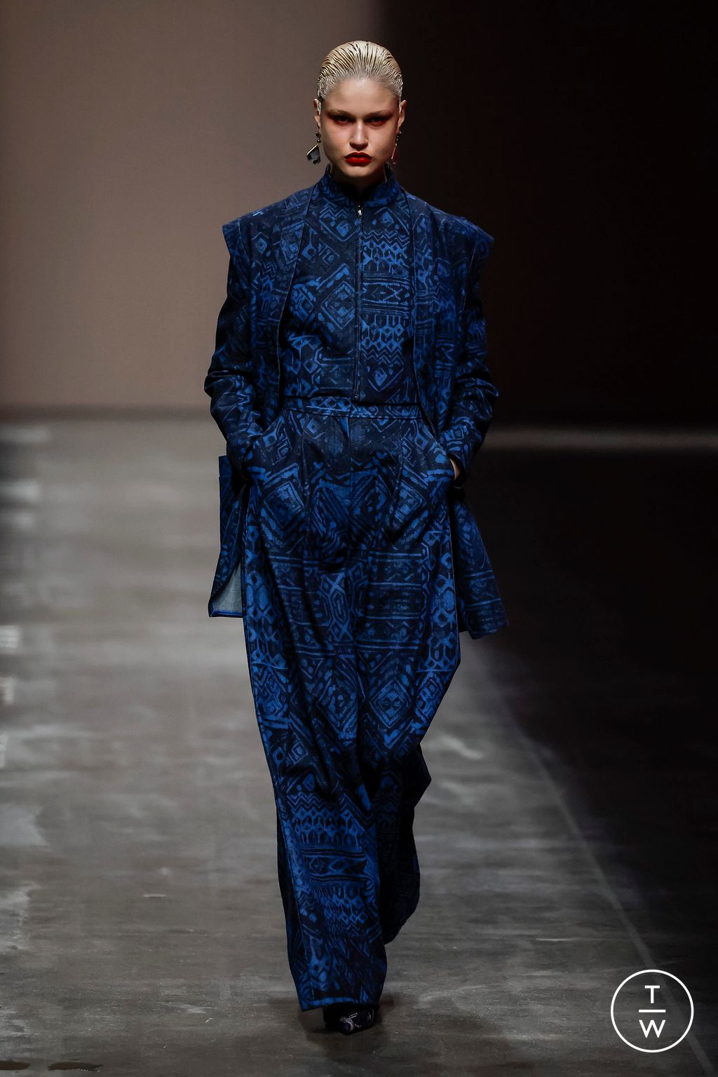 Fashion Week Milan Fall/Winter 2024 look 15 from the Hui collection 女装