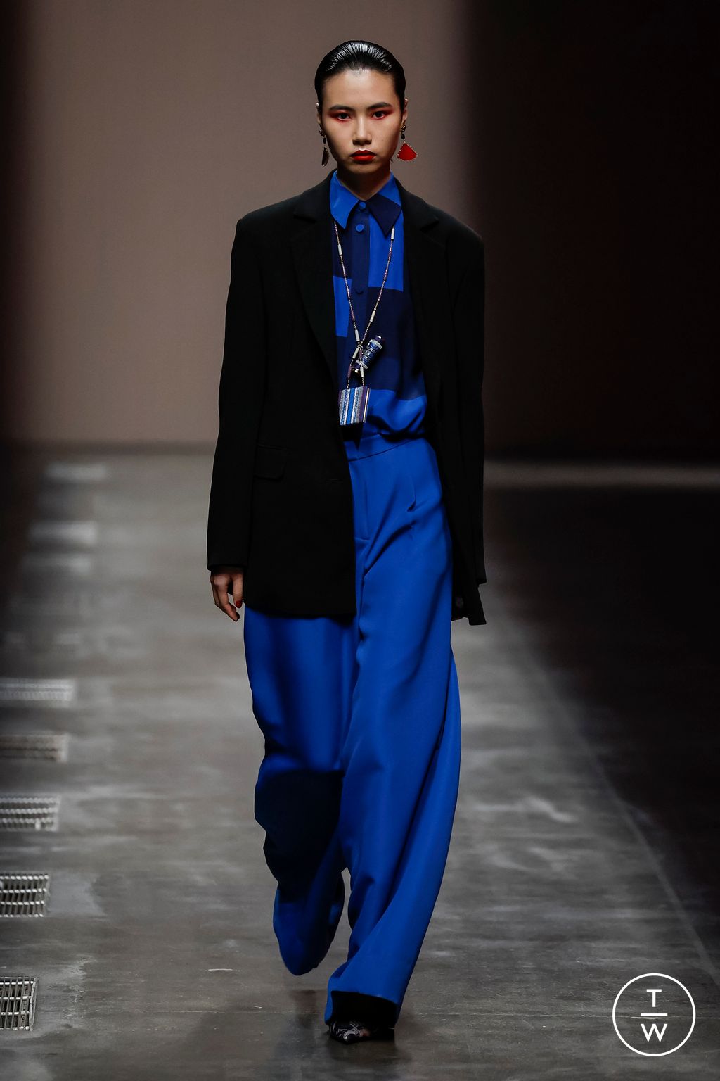 Fashion Week Milan Fall/Winter 2024 look 17 from the Hui collection 女装
