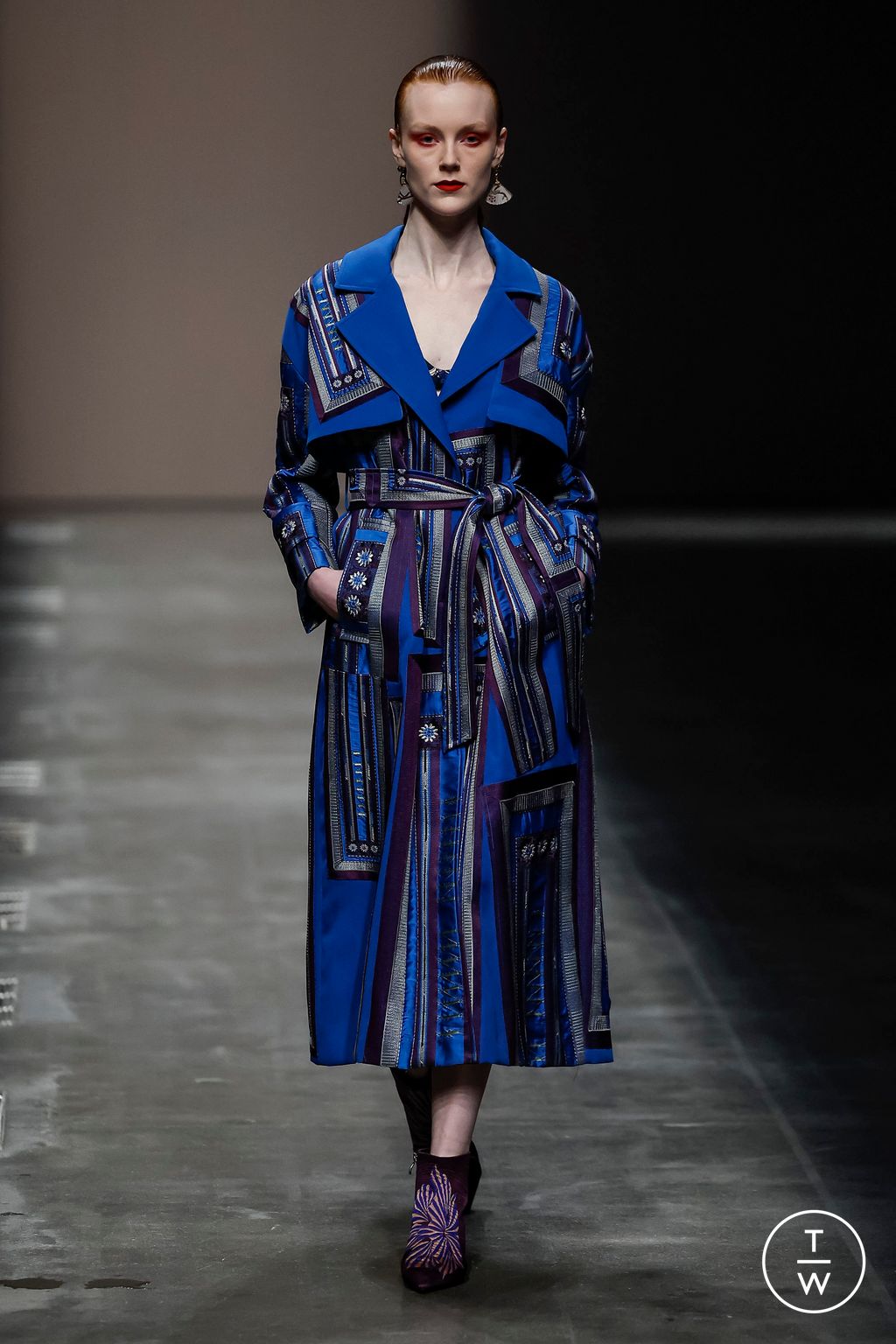 Fashion Week Milan Fall/Winter 2024 look 25 de la collection Hui womenswear