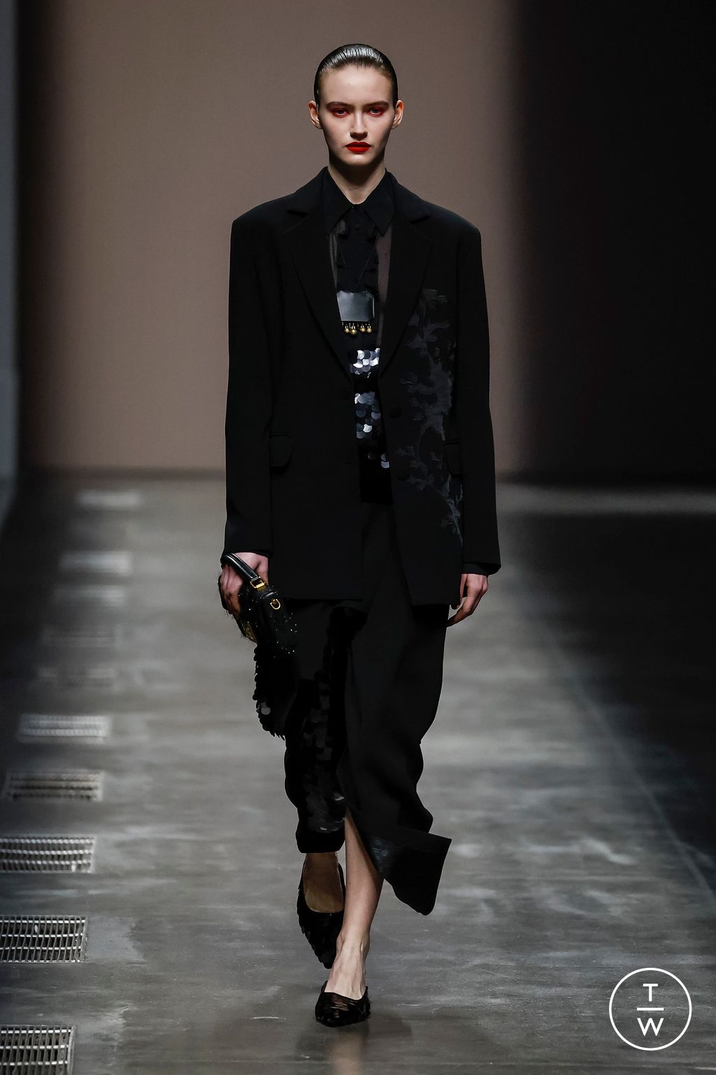 Fashion Week Milan Fall/Winter 2024 look 33 from the Hui collection 女装