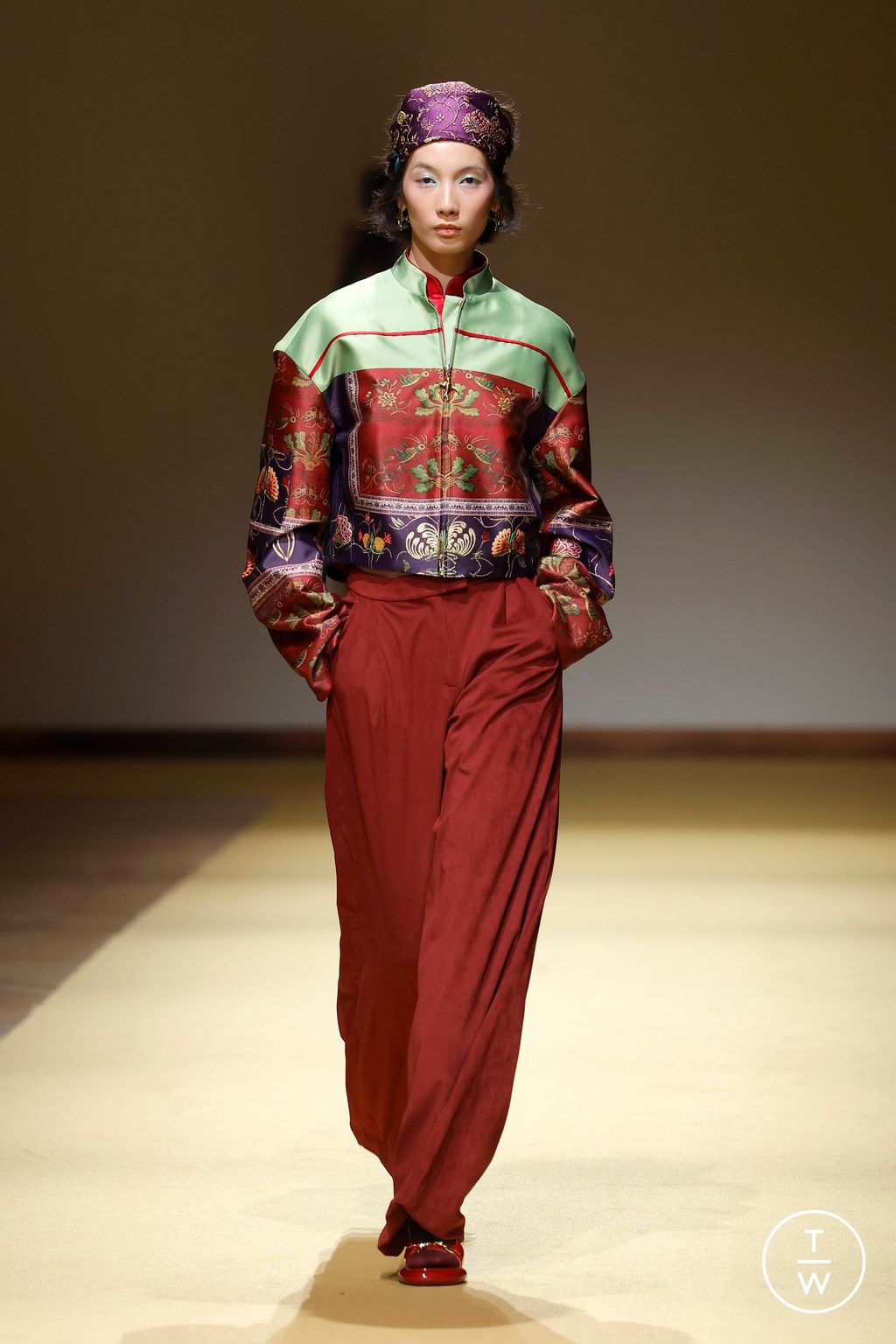 Fashion Week Milan Fall/Winter 2026 look 6 from the Hui collection womenswear