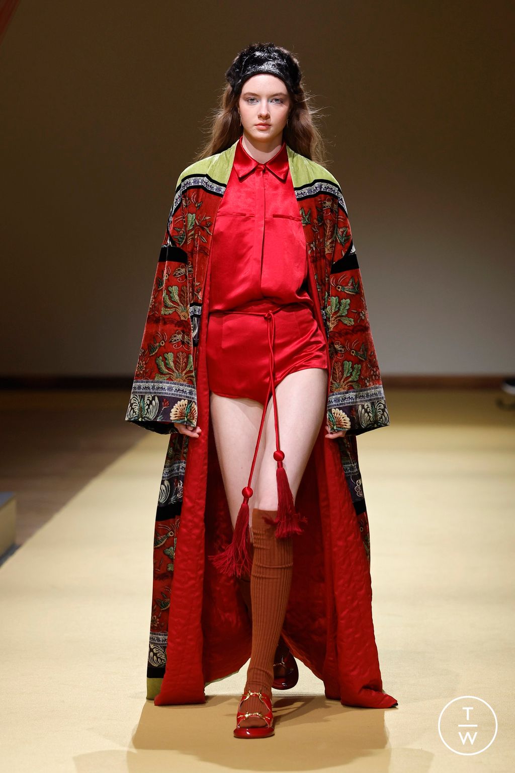 Fashion Week Milan Fall/Winter 2026 look 8 from the Hui collection womenswear