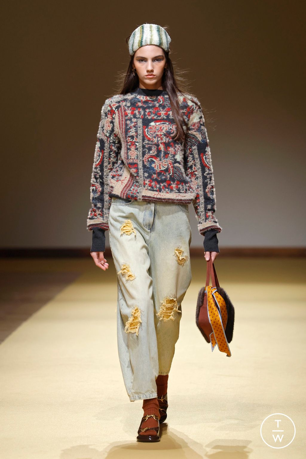 Fashion Week Milan Fall/Winter 2026 look 22 from the Hui collection womenswear