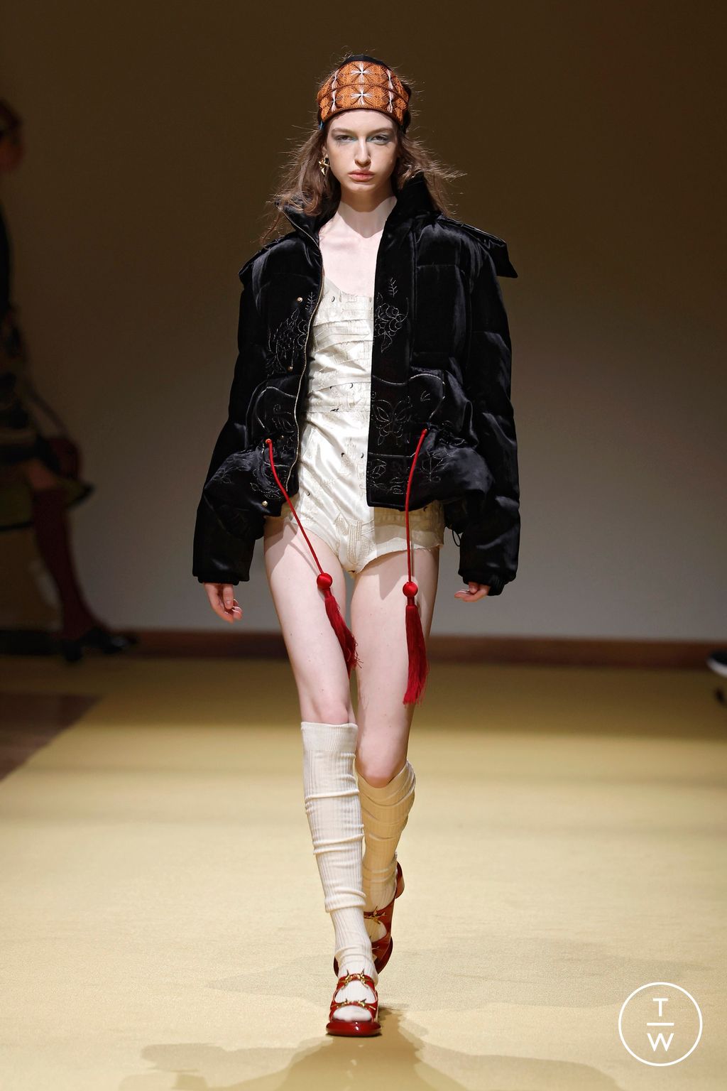 Fashion Week Milan Fall/Winter 2026 look 23 from the Hui collection womenswear