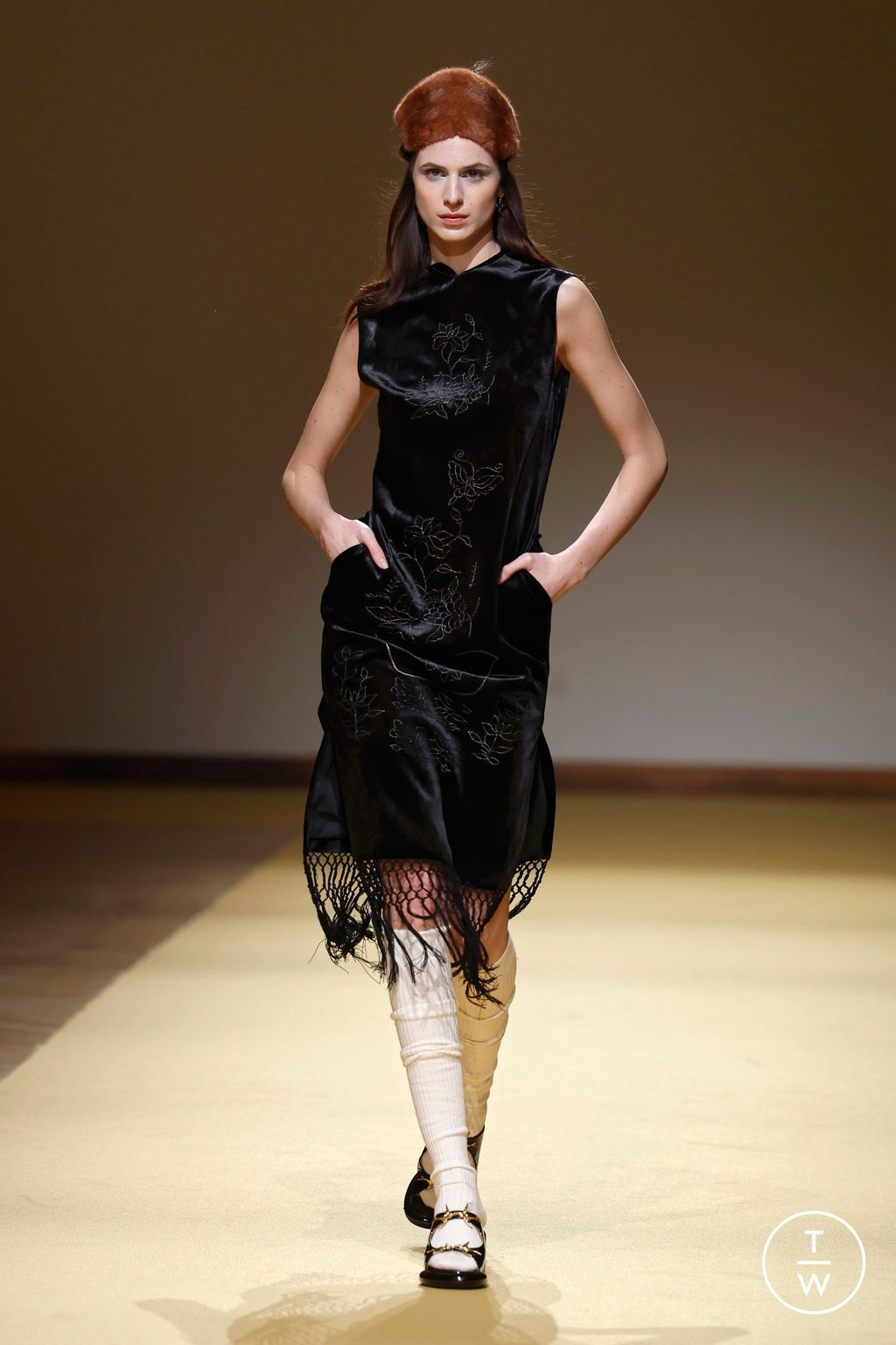 Fashion Week Milan Fall/Winter 2026 look 27 from the Hui collection womenswear