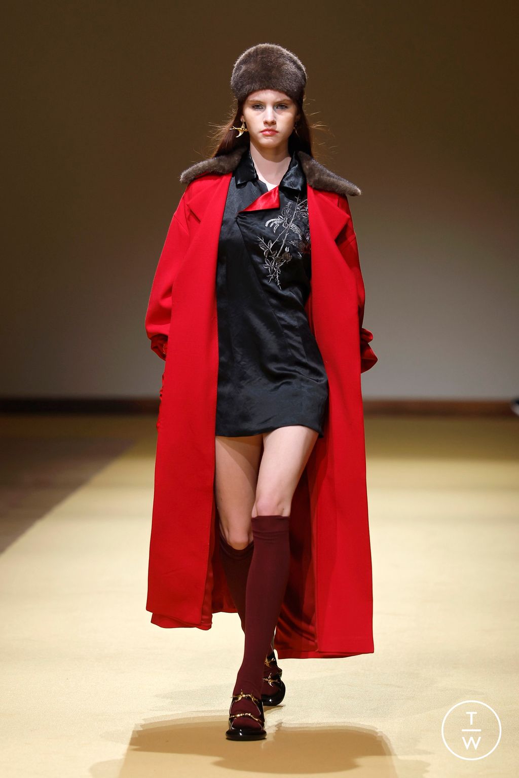 Fashion Week Milan Fall/Winter 2026 look 28 from the Hui collection womenswear