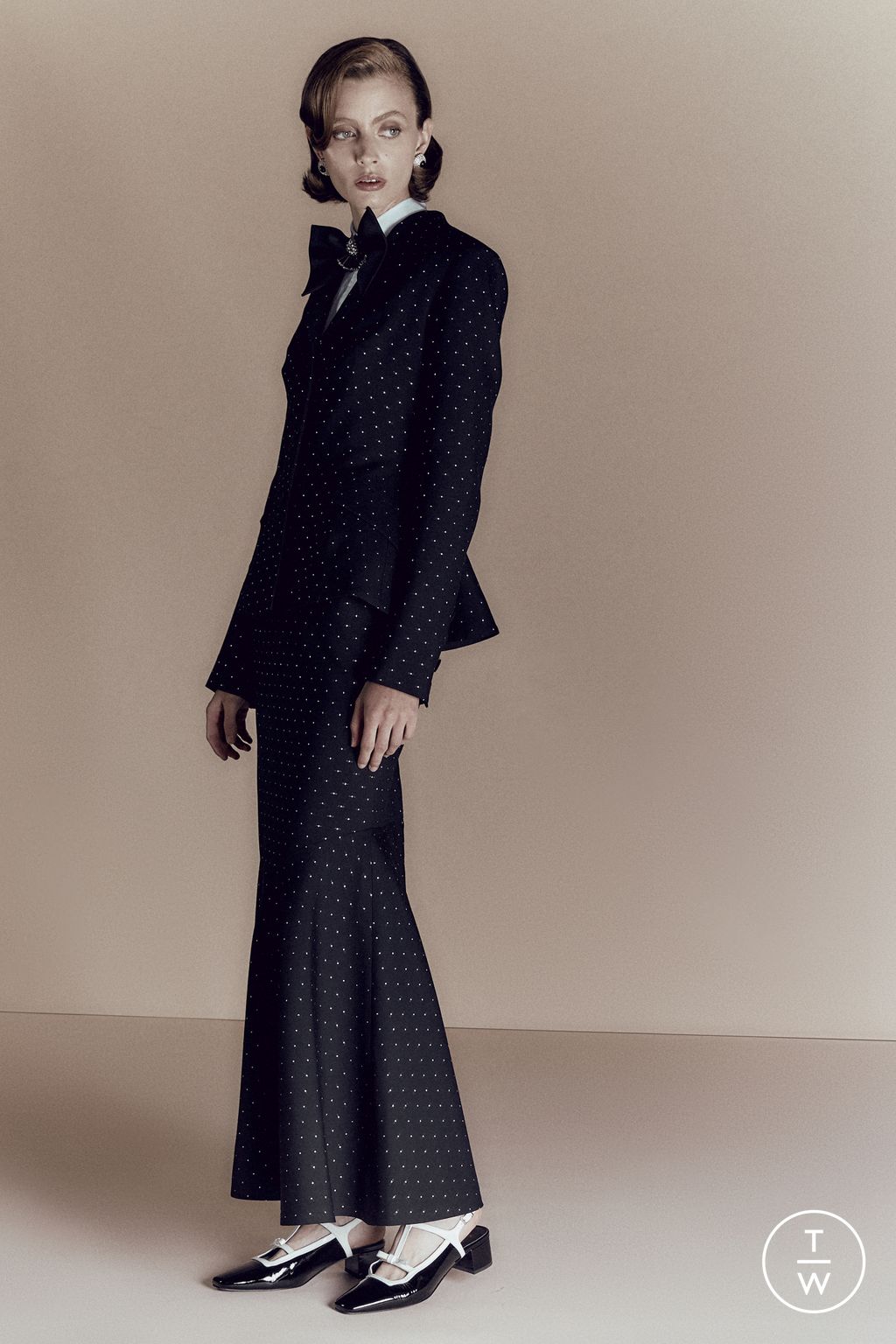 Fashion Week London Resort 2026 look 10 de la collection Huishan Zhang womenswear