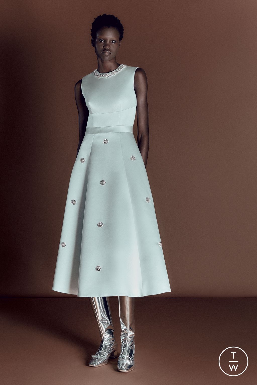 Fashion Week London Resort 2026 look 11 from the Huishan Zhang collection womenswear