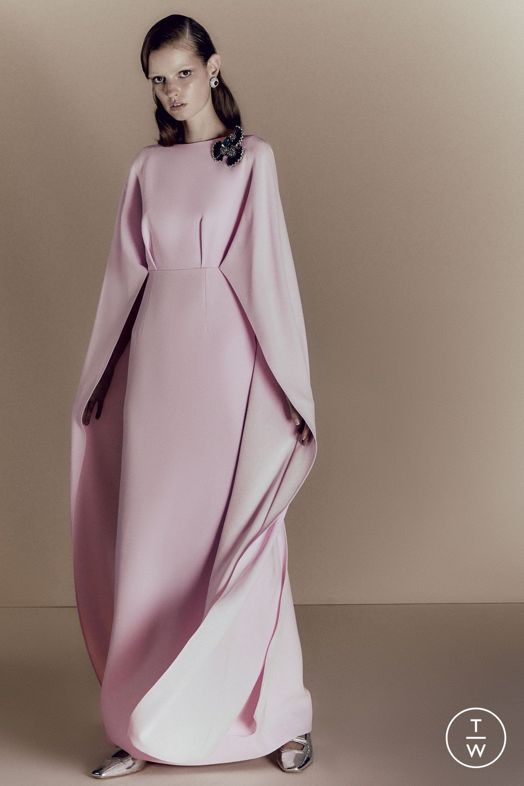 Fashion Week London Resort 2026 look 29 from the Huishan Zhang collection womenswear