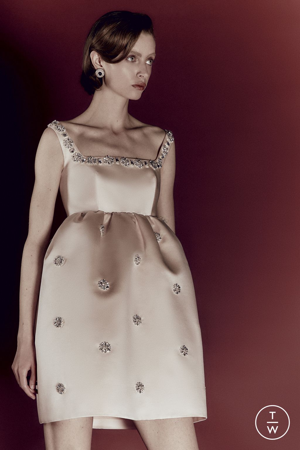 Fashion Week London Resort 2026 look 8 from the Huishan Zhang collection womenswear