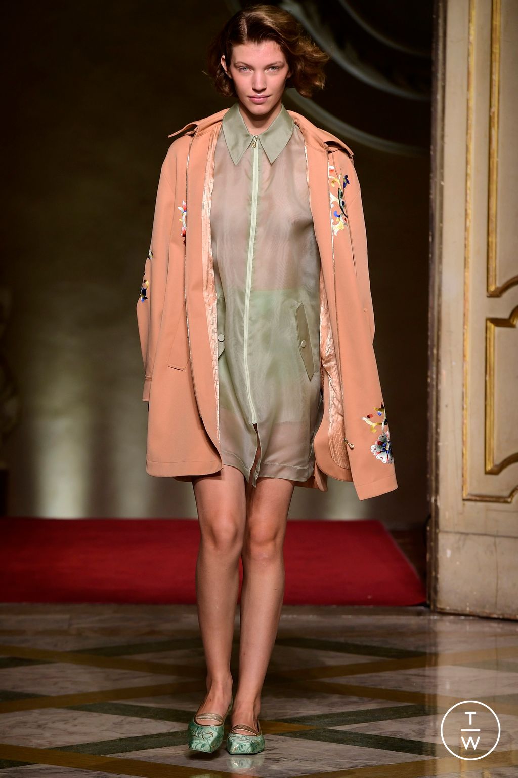 Fashion Week Milan Spring/Summer 2024 look 14 from the Hui collection 女装