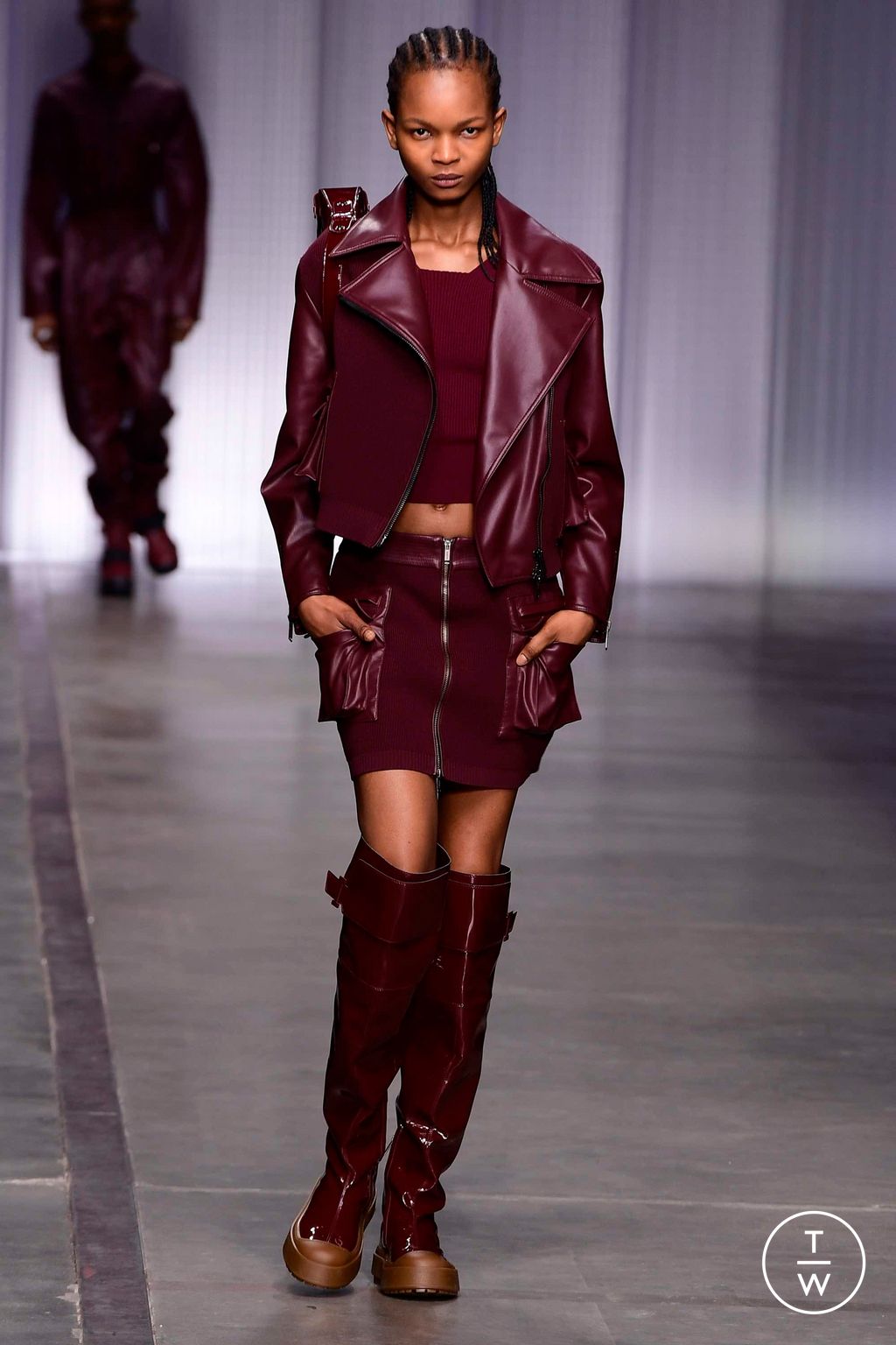 Fashion Week Milan Fall/Winter 2023 look 22 from the Iceberg collection womenswear