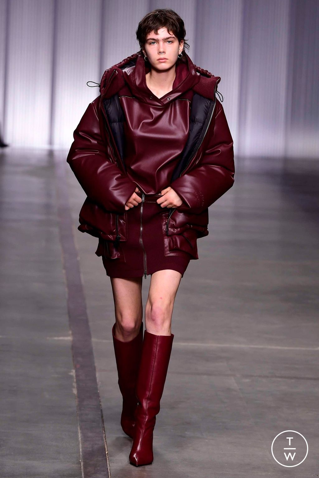Fashion Week Milan Fall/Winter 2023 look 27 from the Iceberg collection 女装