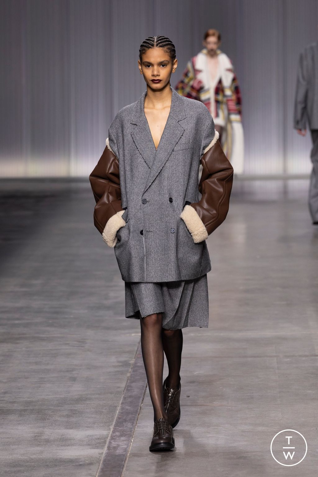 Fashion Week Milan Fall/Winter 2024 look 6 from the Iceberg collection womenswear