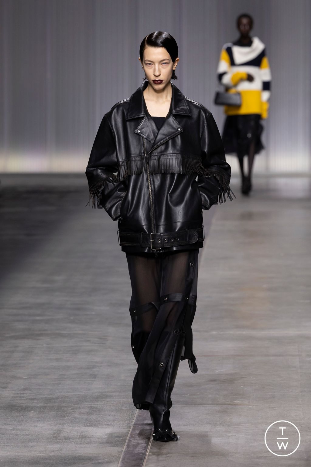 Fashion Week Milan Fall/Winter 2024 look 34 from the Iceberg collection 女装