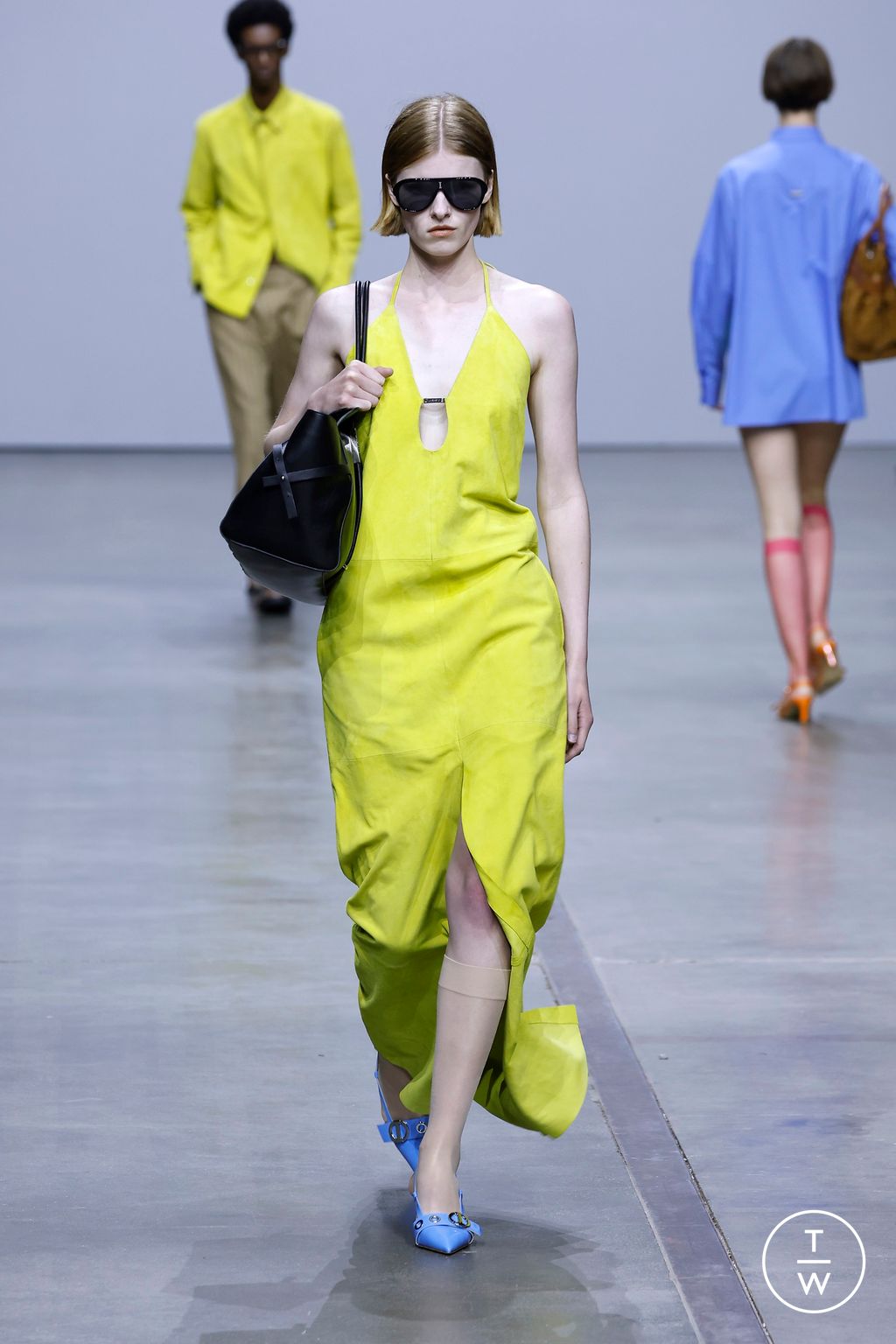 Fashion Week Milan Spring-Summer 2025 look 5 from the Iceberg collection 女装