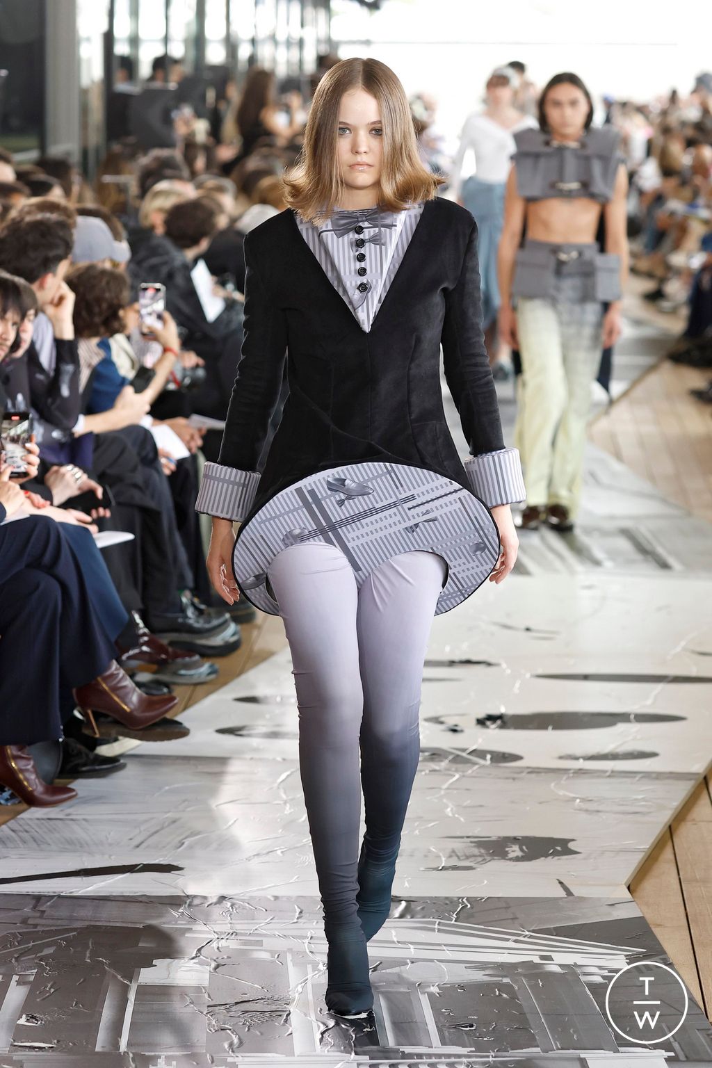 Fashion Week Paris Spring/Summer 2025 look 53 from the IFM PARIS collection menswear